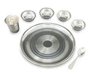 NOBILITY Baby Dinner Set 12 Inch Silver Plated for Annaprashan Sanskar Rice Ceremony Gift for Kids Boys Girls Birthday Return Home Decorative Festive Gifts Items