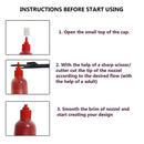 NOBILITY Rangoli Powder Colors Bottles Tools Tubes Design Creativity Diwali Floor Ceramic Colours Rangoli Color Powder Rang for Navratri Pongal Pooja Mandir (Pack of 10 Bottles)