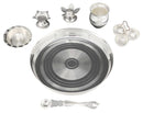 NOBILITY Silver Plated Pooja thali Set 8 Inch with Plate Haldi Kumkum Stand Diya Kalash Bowl Agarbatti Stand Palli Puja Thali for Diwali Home Mandir Office Wedding Return Gift Items